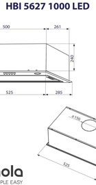 Minola HBI 5627 BL 1000 LED