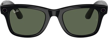 Ray-Ban | Meta Wayfarer [Gen 2] Large Shiny Black Frame / G-15 Green Lenses (RW4012 601/71 53-22)