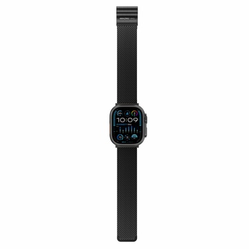AmazingThing Premium Metal Band for Apple Watch 42/44/45/46/49 mm Black