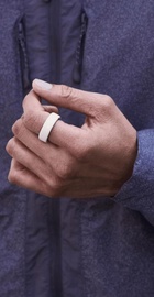 Oura Ring 4 Ceramic Cloud Size 9 (JZ90-57460-09)
