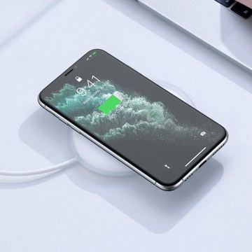 Baseus Jelly Wireless Charger 15W White (WXGD-02)