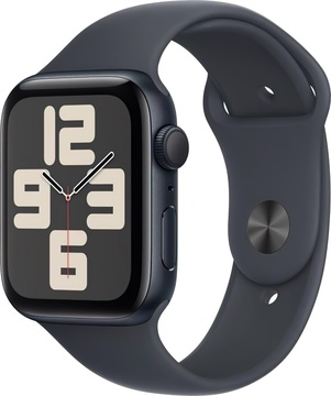 Apple Watch SE 2 GPS 40mm Midnight Aluminium Case w. Midnight Sport Band - M/L (MXE93)