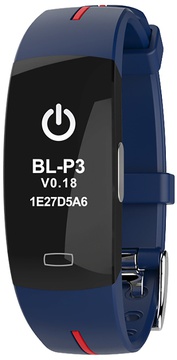 Lemfo P3 Plus с ЭКГ и тонометром (Сине-красный)