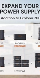 Jackery Додаткова батарея 2000 Plus 2040 Вт*г (90-2000-EUXOR1)