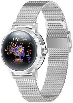 Linwear LW10 Metal с пульсометром и мониторингом сна (Серебристый)