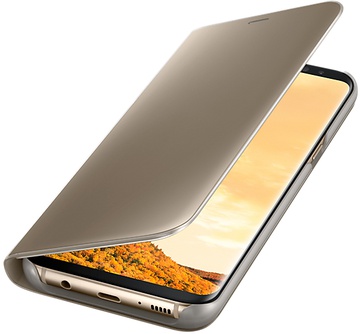 Samsung Clear View Standing Cover Gold for Galaxy S8+ (EF-ZG955CFEGRU)