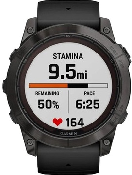 Garmin Fenix 7X Pro Sapphire Solar Carbon G. DLC Tit. with Black Band (010-02778-10/11/54)