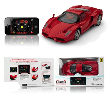 Silverlit Ferrari Enzo Car for iPod, iPhone, and iPad Interactive Bluetooth Remote Control