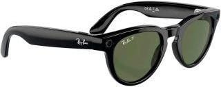 Ray-Ban Meta Headliner Gen 2 Low Bridge Fit Standard Shiny Black Frame/G-15 GreenLenses RW4013F 601/71 51-23