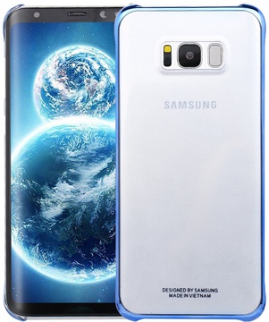 Samsung Transparent Protective Case Blue for Samsung Galaxy S8