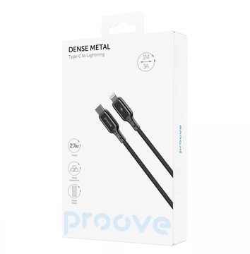 Proove Dense Metal Type-C to Lightning 27W (1m) White (CCDM27002102)