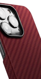 Pitaka MagEZ Case 2 for iPhone 13 Pro, Herringbone Red/Orange (KI1307P)