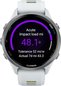 Garmin Forerunner 970 Titanium w. Whitestone Case and Whitestone/T. Amp Yellow Band (010-02969-01/11)