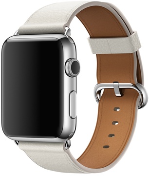 Apple Classic Buckle for Watch 42mm/44mm/45mm/46mm/49mm White (MMGT2)