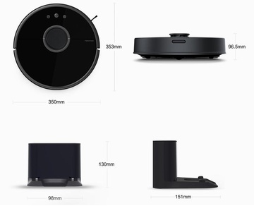 Xiaomi RoboRock Sweep One Vacuum Cleaner 2 Black S55