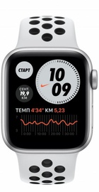 Apple Watch Nike SE GPS 44mm Silver Alum Case with Pure Platinum/Black Nike Sport Band (MKQ73)