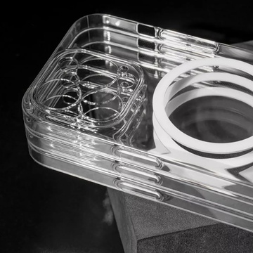 WAVE Premium Crystal Case Clear with MagSafe for iPhone 15 Pro Max