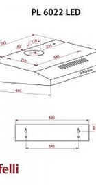 Perfelli PL 6022 BL LED