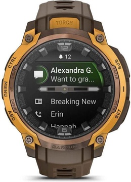 Garmin Instinct Crossover AMOLED Bronze/Sunburst (010-03398-01)