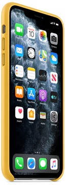 Apple iPhone 11 Pro Max Leather Case - Meyer Lemon (MX0A2)