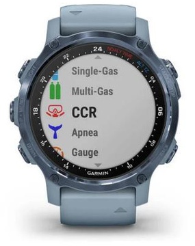 Garmin Descent Mk2S Mineral Blue with Sea Foam Silicone Band (010-02403-07)