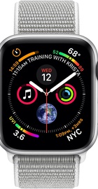 Apple Watch Series 4 GPS 40mm Silver Aluminum Case with Seashell Sport Loop (MU652)