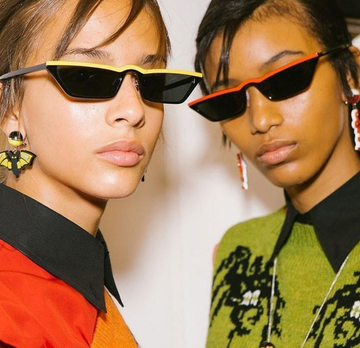 HBK Sexy Cat Eye Sunglasses (c3 red/black)