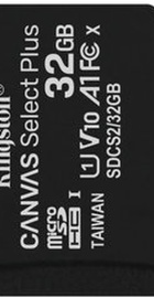 Kingston Canvas Select Plus microSDHC (UHS-1) 32Gb class 10 А1 (R-100MB/s) (adapter SD) (SDCS2/32GB)