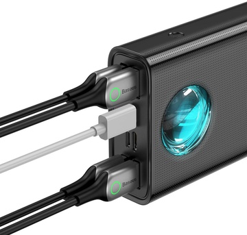 Baseus Amblight Digital Display Quick Charge 65W 30000mAh Black (PPLG-A01, PPLG000101, P10022400112-01)