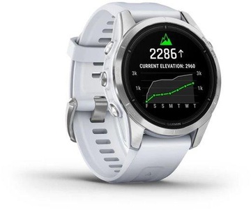 Garmin Epix Pro Gen 2 42mm Silver w. Whitestone Band (010-02802-00/01)