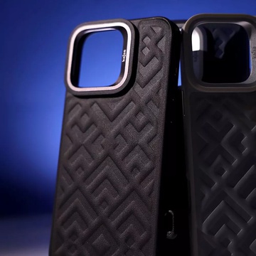 Kajsa Rhombus Collection with Magnetic Ring iPhone 16 Pro Max Black