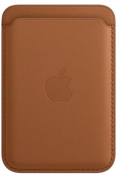 Apple iPhone Leather Wallet with MagSafe Saddle Brown (MHLT3) (high copy)
