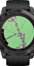Garmin Fenix 7X Pro Sapphire Solar Carbon G. DLC Tit. with Black Band (010-02778-10/11/54)