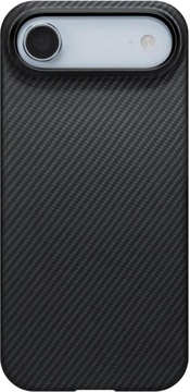Pitaka Ultra-Slim Case with PitaTap for iPhone Air 600D Black/Grey [Twill] (KI1701BA)