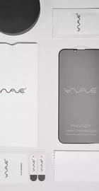 Wave Privacy Glass for iPhone 15 Pro