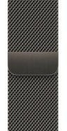 Apple Watch Series 7 GPS + Cellular 41mm Graphite Stainless Steel Case with Graphite Milanese Loop (MKHK3, MKLF3)