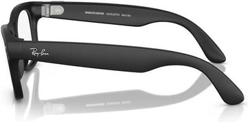 Ray-Ban Meta Wayfarer Large Matte Black/Clear to Graphite Green Transitions (RW4008 601S1M 53-22)