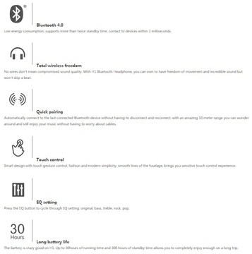 Cannice H1 Bluetooth white