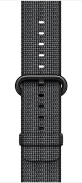 Apple Watch 38mm Series 2 Space Gray Aluminum Case with Black Woven Nylon (MP052)