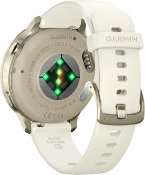 Garmin Venu 4 41 mm Lunar Gold with Bone Silicone Band (010-03013-00)