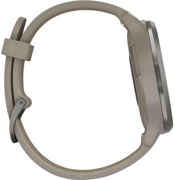 Garmin VIVOMOVE HR SPORT BLACK WITH SANDSTONE SILICONE BAND ONE SIZE (010-01850-03)