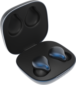 Earbuds M20 в металлическом кейсе (Синий)