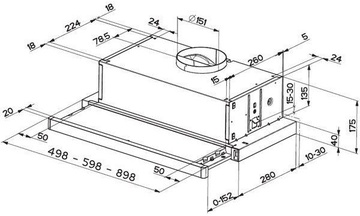 Franke Flexa FTC 612 XS LED1 (315.0532.375)