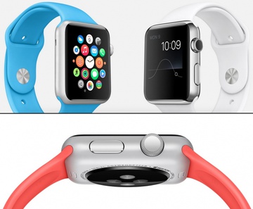 Apple Watch Sport 38mm Gold Aluminum Case with Antique White Sport Band (MLCJ2)