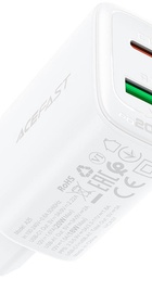 Acefast A25 PD 20W (Type-C + USB) White