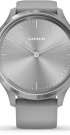 Garmin Vivomove 3 Silver Stainless Steel Bezel w. Powder Gray and Silicone B. (010-02239-00)