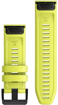 Garmin Ремешок для Fenix 6x 26mm QuickFit Amp Yellow Silicone bands (010-12864-04)