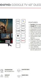 Aiwa 40GO50804FHD