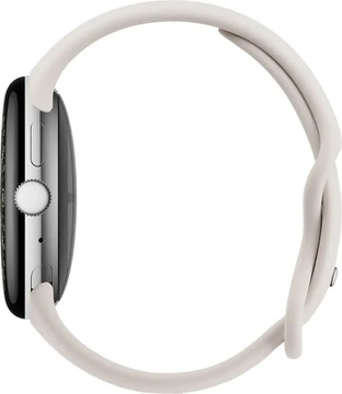 Google Pixel Watch 4 45mm Wi-Fi Polished Silver Aluminum case / Porcelain Active Band