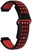 Garmin Ремінець QuickFit Universal 16 Nike-style Silicone Band Black/Red (U16-NSSB-BKRD)